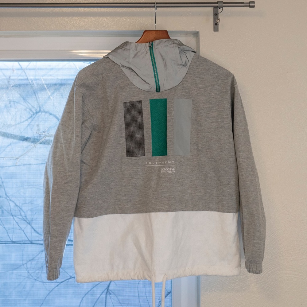 Adidas EQT windbreaker with reflective collar